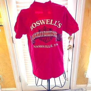 Vintage Harley Davidson Pink T 1992